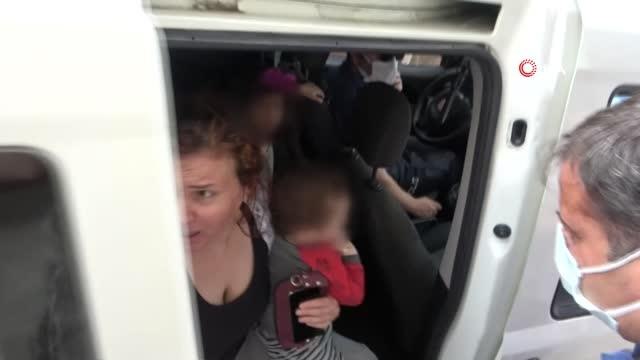 Son dakika haber | Çocuklarını darp edip balkondan sarkıtan anne gözaltına alındı