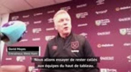 34e j. - Moyes rêve de la Ligue des champions