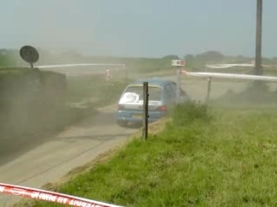 Sortie de route Bouly, Rallye Dieppe 2004
