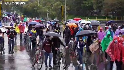 Aumentan las manifestaciones en Colombia