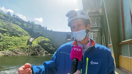 Des tests au barrage de Grangent