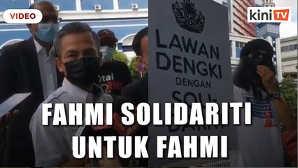 Fahmi Fadzil dipanggil polis ekoran hadir ke himpunan solidariti Fahmi Reza