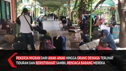 Pekerja Migran Telantar di Karantina Asrama Haji