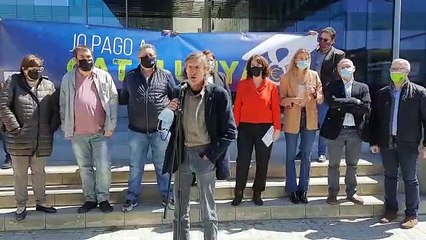 Entitats i empreses donen suport a la campanya Jo pago a Catalunyaa