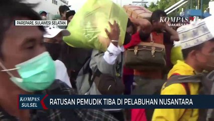 Ratusan Pemudik Tiba Di Pelabuhan Nusantara