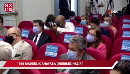 Bahçeli 100 maddelik anayasa çalışmamız hazır