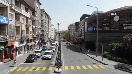 Nevşehir'de kısıtlamada trafik yoğunluğu