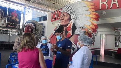 Brezilya'da Kovid-19 salgınına karşı aşılama devam ediyor