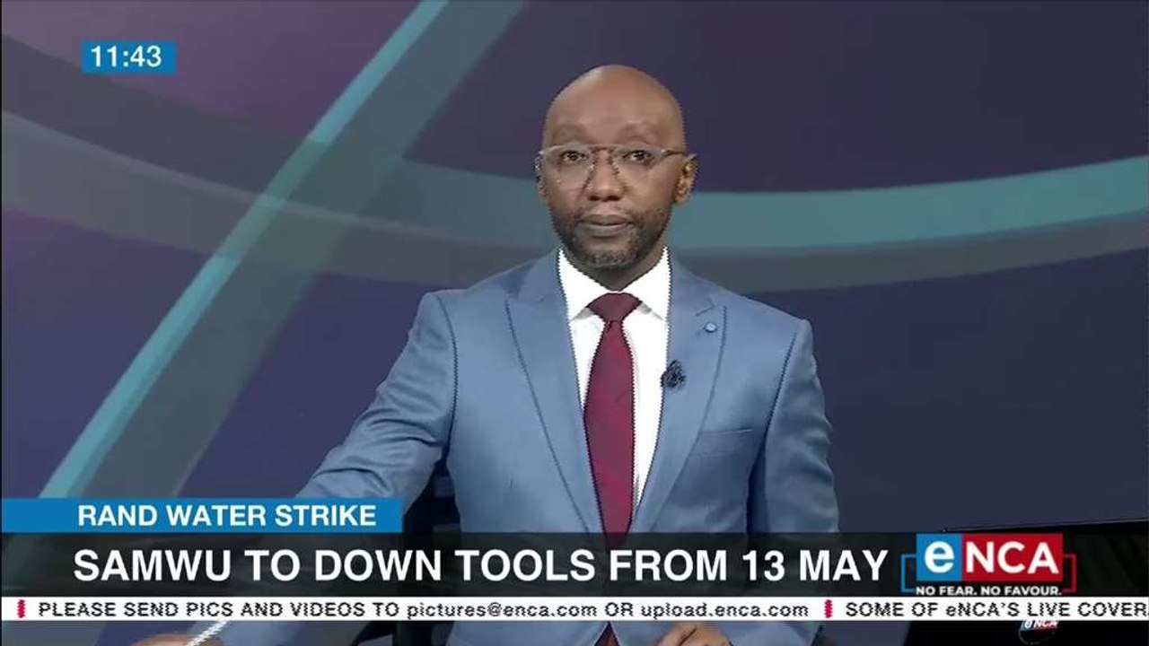 Samwu to down tools at Rand Water