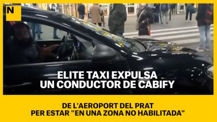Elite Taxi expulsa un conductor de Cabify de l'aeroport del Prat per estar "en una zona no habilitada"