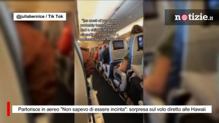Usa, partorisce in aereo "Non sapevo di essere incinta": sorpresa a bordo del volo per le Hawaii