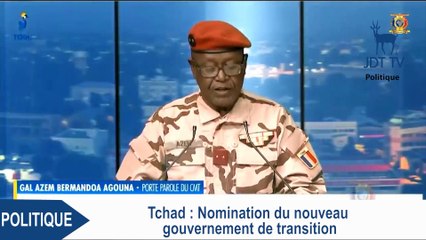 Nomination du nouveau gouvernement de transition du Tchad