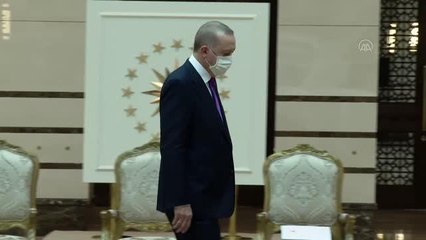 Şili Büyükelçisi Castro, Cumhurbaşkanı Erdoğan'a güven mektubu sundu