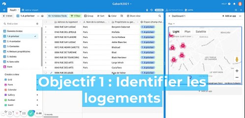 Démonstration du produit zéro logement vacant