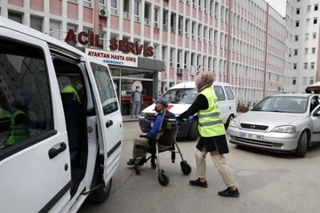 Tam kapanmada hastalara ulaşım desteği