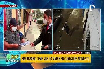 Empresario amenazado de muerte: “Esta puede ser la última vez que estoy hablando”