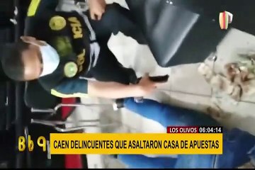 Los Olivos: caen ‘Los injertos de La Victoria’ cuando intentaban asaltar una casa de apuestas