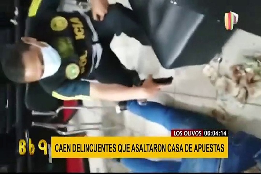 Los Olivos: caen ‘Los injertos de La Victoria’ cuando intentaban asaltar una casa de apuestas