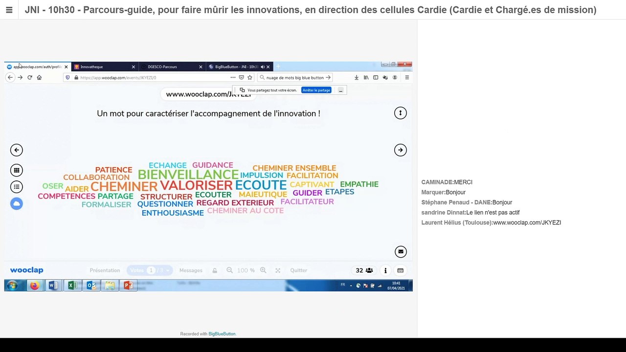 « Parcours-guide, pour faire mûrir les innovations »