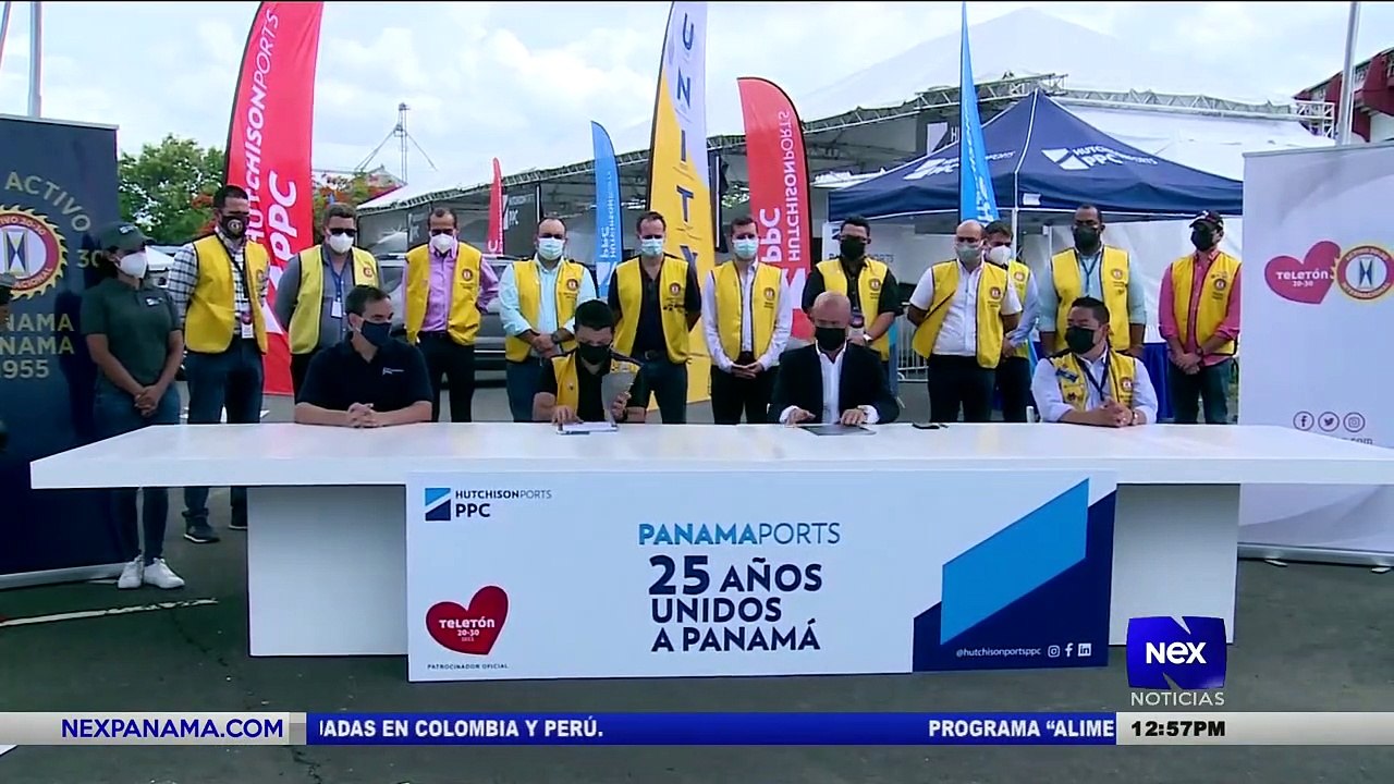 Panama Ports se une como patrocinador a la Teletón 20-30  - Nex Noticias