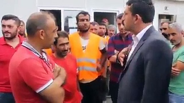 İşte gerçek milliyetçilik: Rize Ülkü Ocakları Başkanı'ndan Kürt işçilere ziyaret!