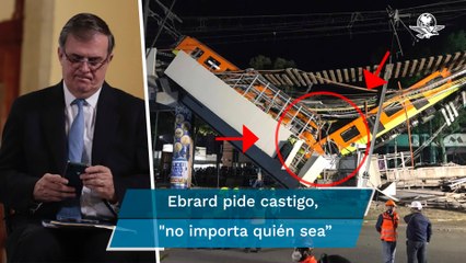 “Es el más terrible accidente que hayamos tenido”: Ebrard sobre accidente en la línea 12 del Metro