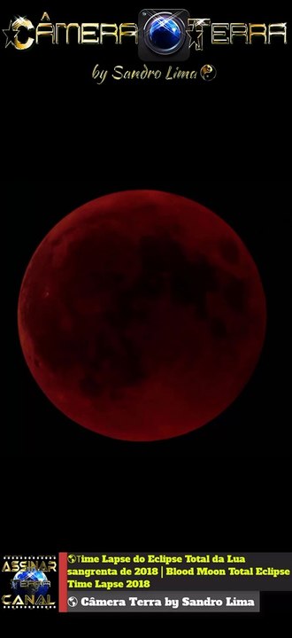 Blood Moon Total Eclipse Time Lapse