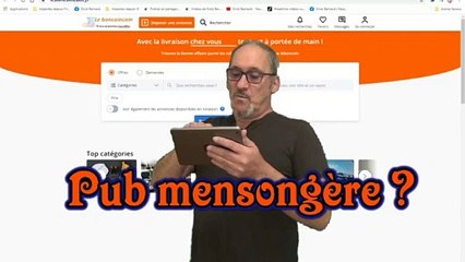 Une pub télé mensongère ??