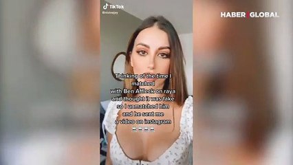 Ünlü oyuncu flört teklifini geri çeviren TikTok yıldızına sordu: Neden benle eşleşmedin!