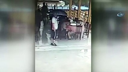 Baltalı saldırgan işte böyle görüntülendi