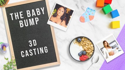 Former TOWIE star Lauren Pope given lesson in 3D casting, to create moulds of her baby's hands and feet