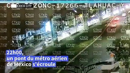 Effondrement d'un pont du métro aérien à Mexico: au moins 23 morts et 70 blessés