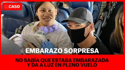 No sabía que estaba embarazada y da a luz en pleno vuelo a Hawái