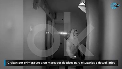 Graban por primera vez a un marcador de pisos para su robo u okupación