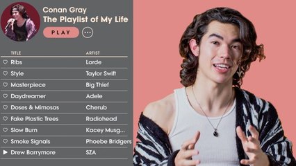 Conan Gray Creates the Playlist of His Life