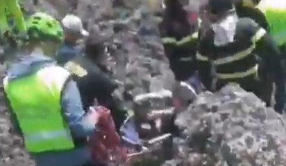 Ragalna (CT) - Malore sull'Etna, soccorso escursionista 85enne (04.05.21)