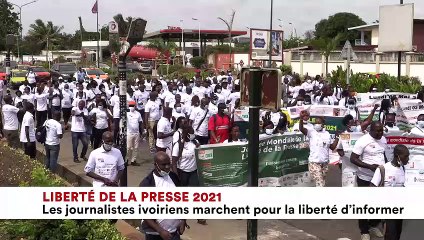 Journée de la presse : les journalistes ivoiriens marchent pour la liberté d'informer