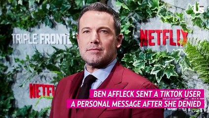 TikTok User Shares Alleged Video From Ben Affleck After Dating App Rejection