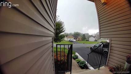 Tornado Passes Over House