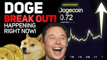 DOGECOIN BREAKING ALL TIME HIGHS! ALL HOLDERS PAY ATTENTION (DOGECOIN PRICE PREDICTION!)