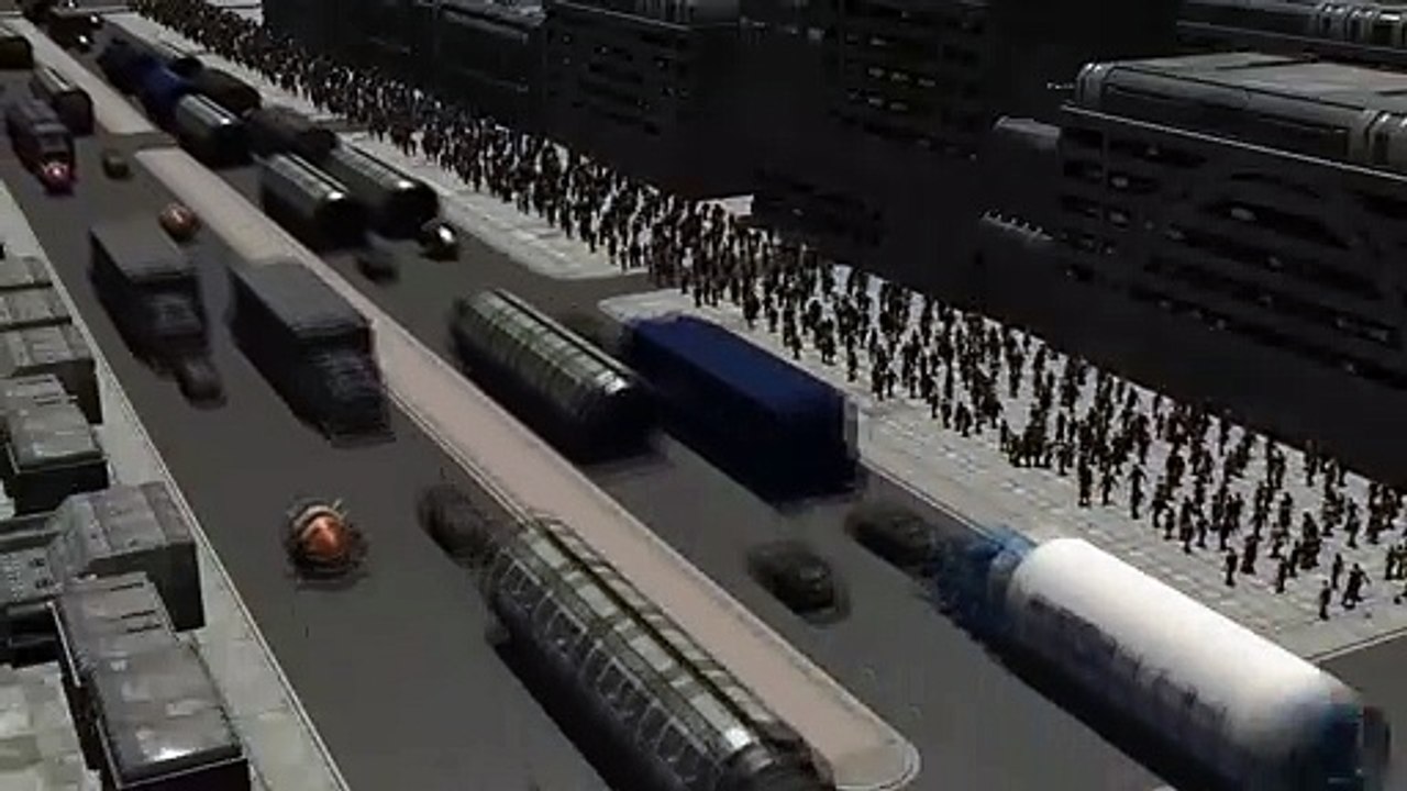 Future City Traffic v0.2 (3D Animation)