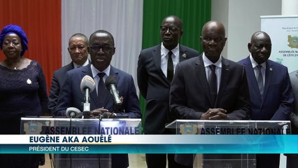 Aka Aouelé chez le Président de l'Assemblée Nationale et le Président du Conseil d'Etat