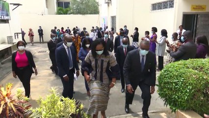 Amadou Coulibaly,  Ministre de la Communication et de la Francophonie à la Commission Nationale de la Francophonie