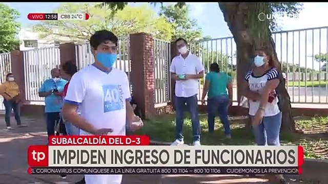 En una Subalcaldía cambiaron los candados y no dejaron ingresar a funcionarios