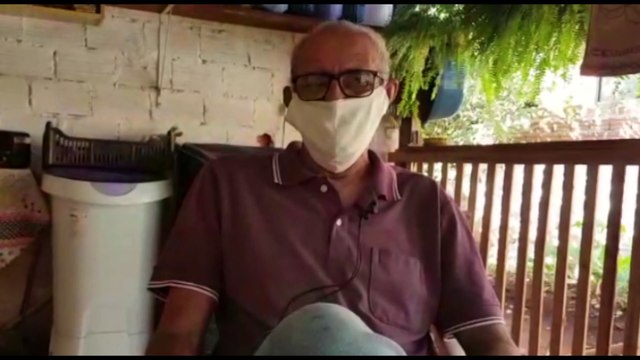 Após ser imunizado com a segunda dose de imunização contra a Covid, idoso manda mensagem a profissionais da saúde: gratidão!