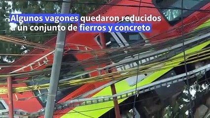 Mortal accidente de metro en México
