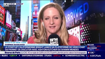 What's up New York : La start-up californienne Bright lance sa plateforme de video chat qui permet de discuter avec Ashton Kutcher ou Shawn Mendes - 04/04