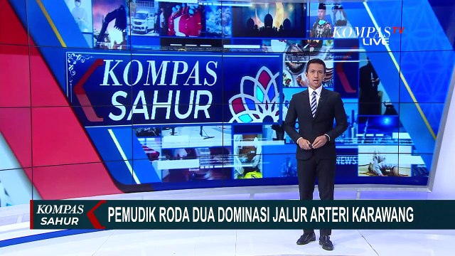 Jelang Larangan Mudik 6 Mei, Jalur Arteri Karawang Dipadati Pemudik Roda Dua