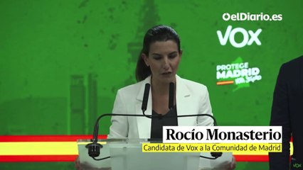 Monasterio: "En los próximos días facilitaremos la investidura como presidente de la señora Díaz Ayuso"