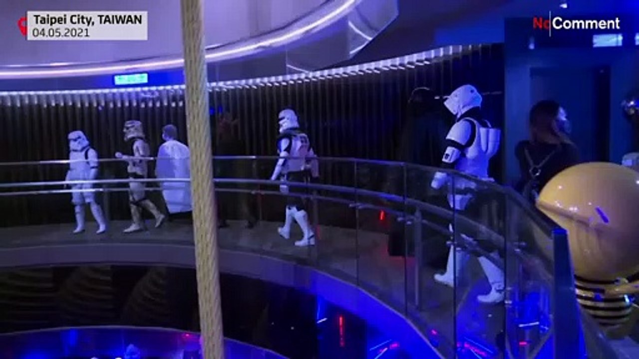 Maskierte mit Maske: Star-Wars-Tag in Taiwan